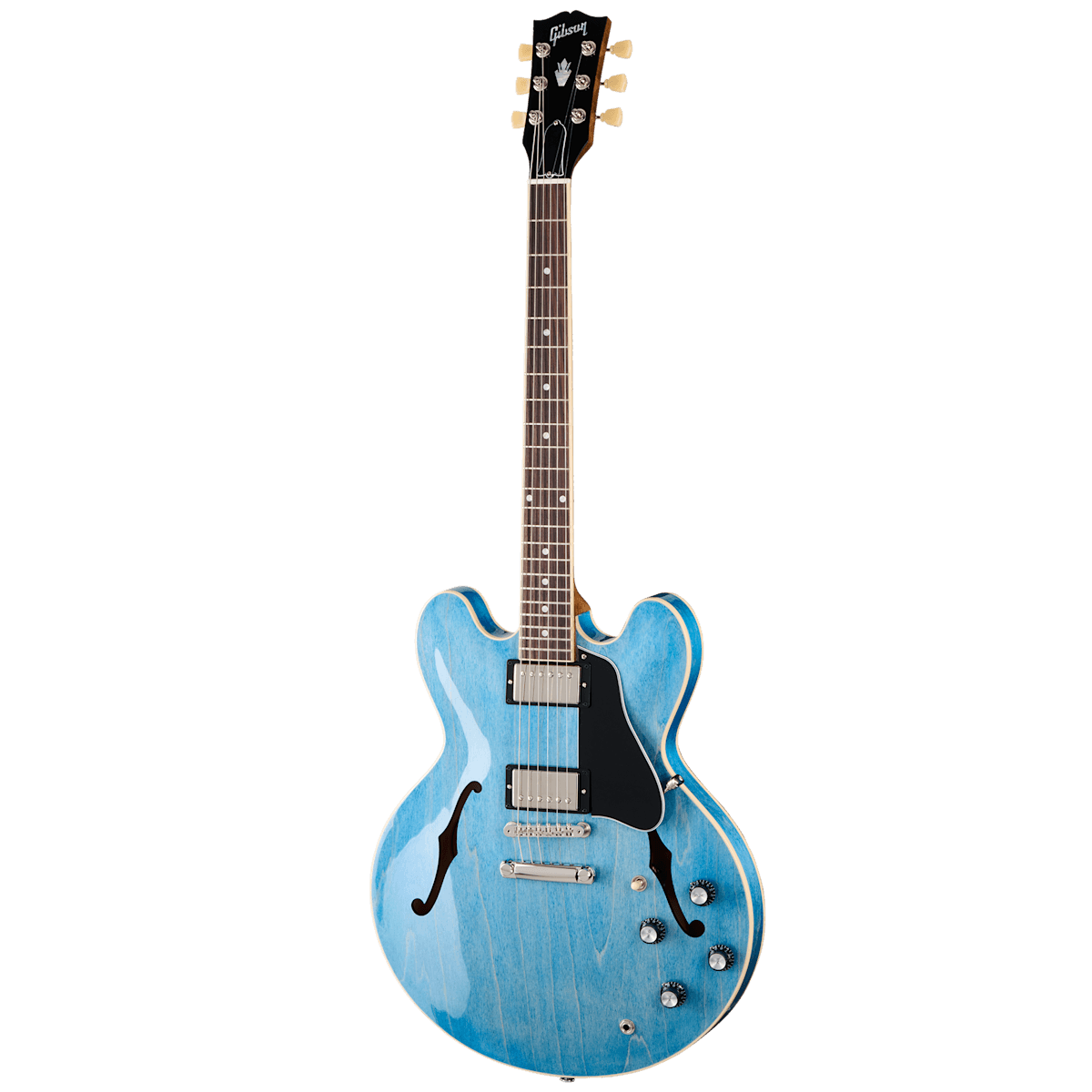 Guitarra Electrica Gibson Es-335 Es3500obnh1 Azul Océano