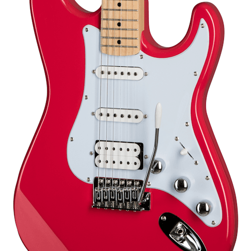 Guitarra Electrica Kramer Kstflfrhsstrbf1 Figured Hss Roja 3