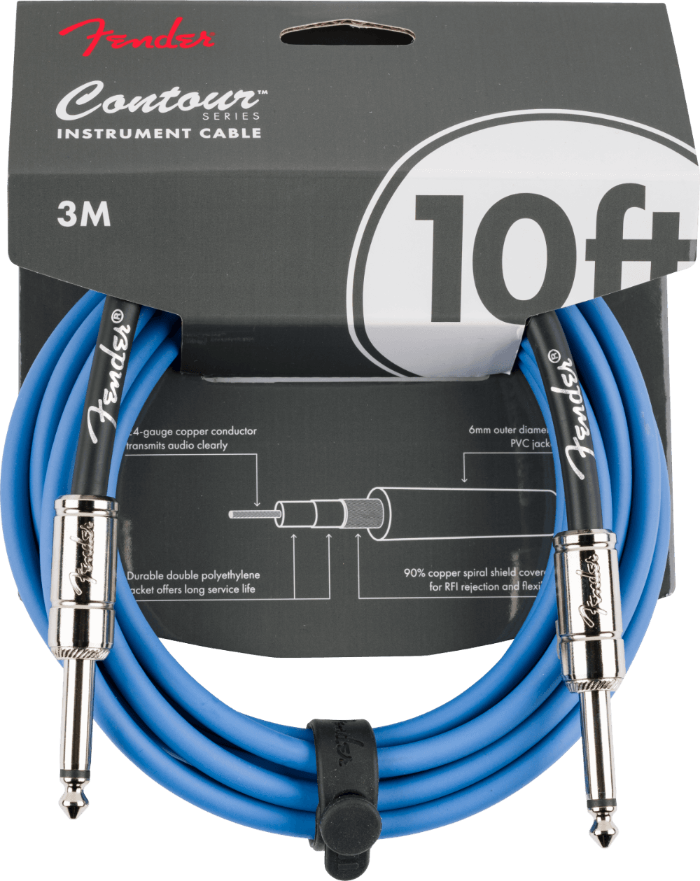 Cable Fender Contour 3 Metros Azul 0990571102