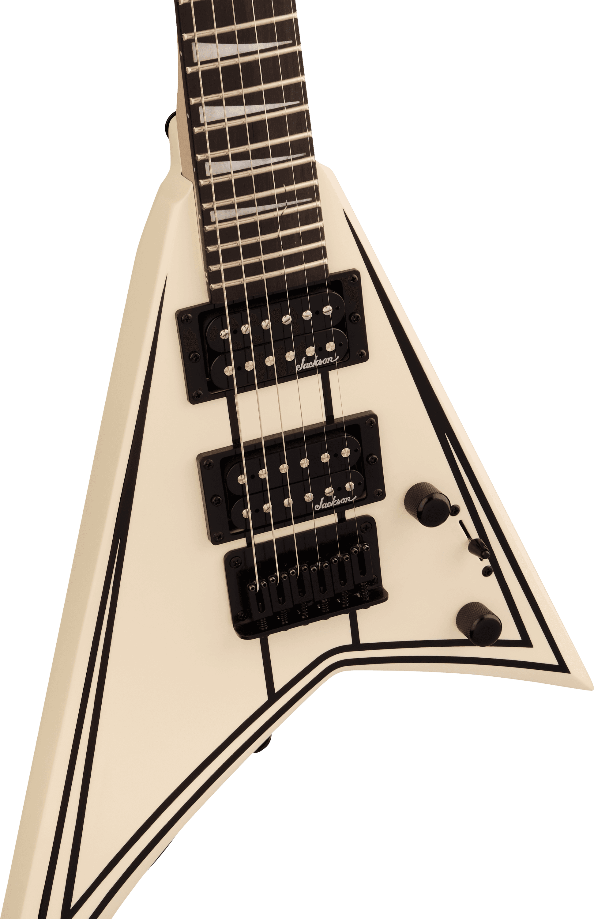 Guitarra Electrica Jackson Js1X Rr, Minion, Ah Fb - Vin Wht W/Bk Pi 2913335541 3