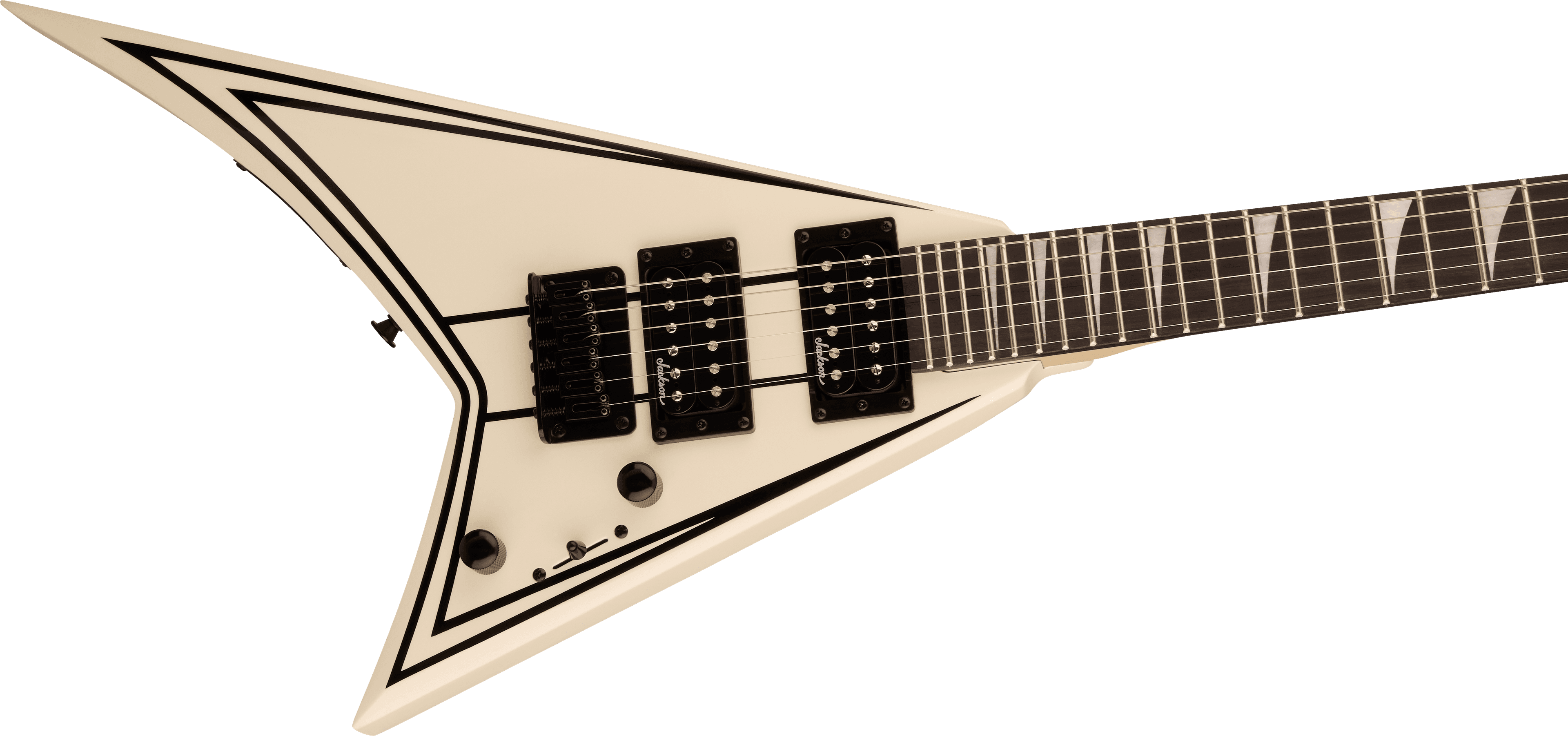 Guitarra Electrica Jackson Js1X Rr, Minion, Ah Fb - Vin Wht W/Bk Pi 2913335541 4