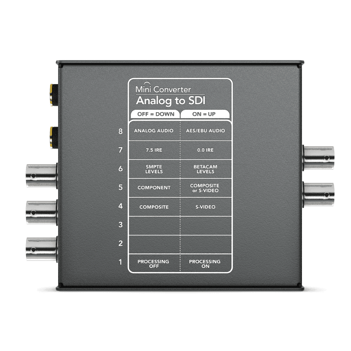 CONVERTIDOR BLACKMAGIC MINI CONVERTER - ANALOG TO SDI 2 3