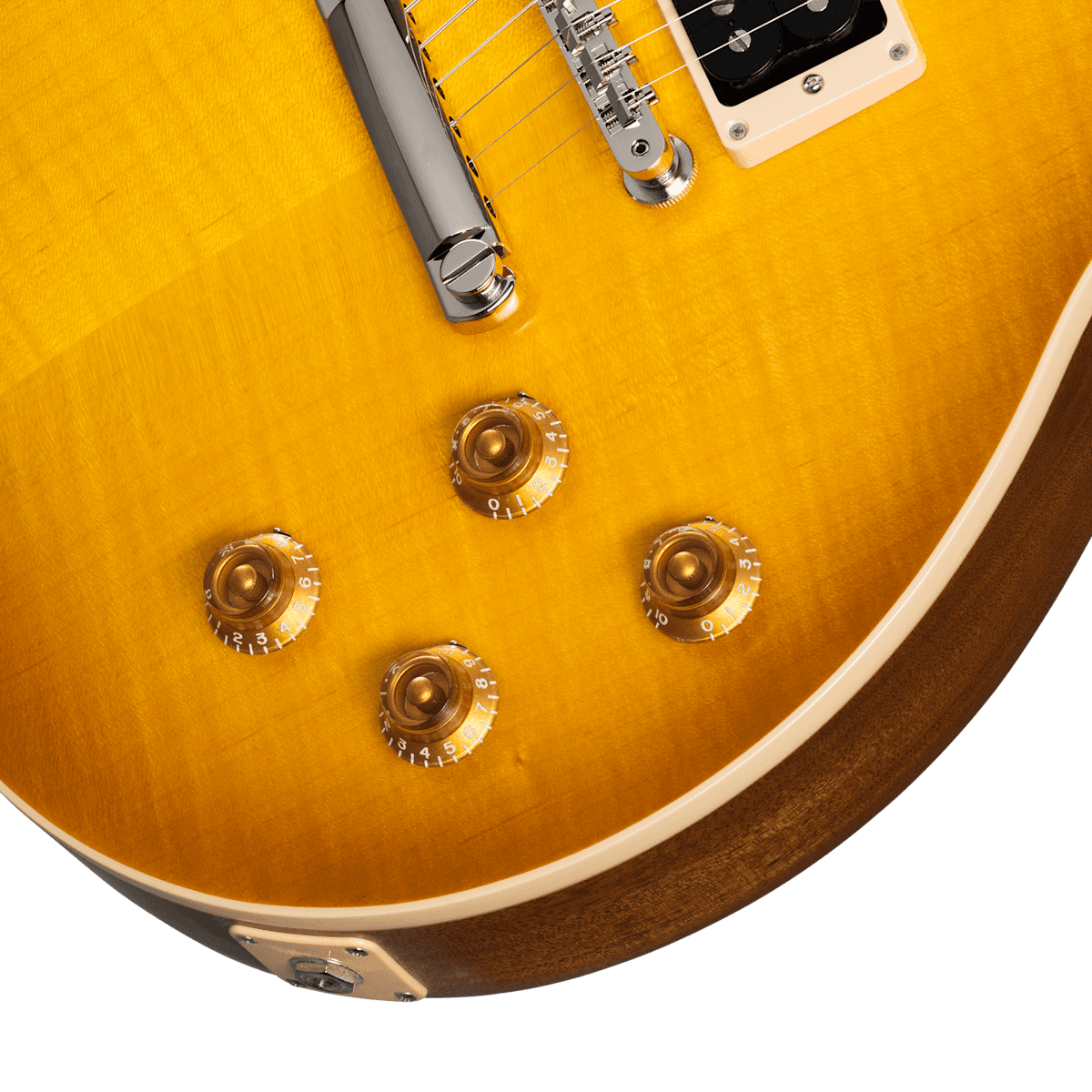 Guitarra Electrica Gibson Lp Standar 50s Lps5f01fhnh1 Con Estuche 3