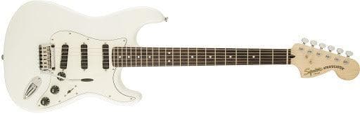 Guitarra Electrica Fender Squier Deluxe Hot Rails™ Stratocaster®, Rosewood Fingerboard, Olympic White 2