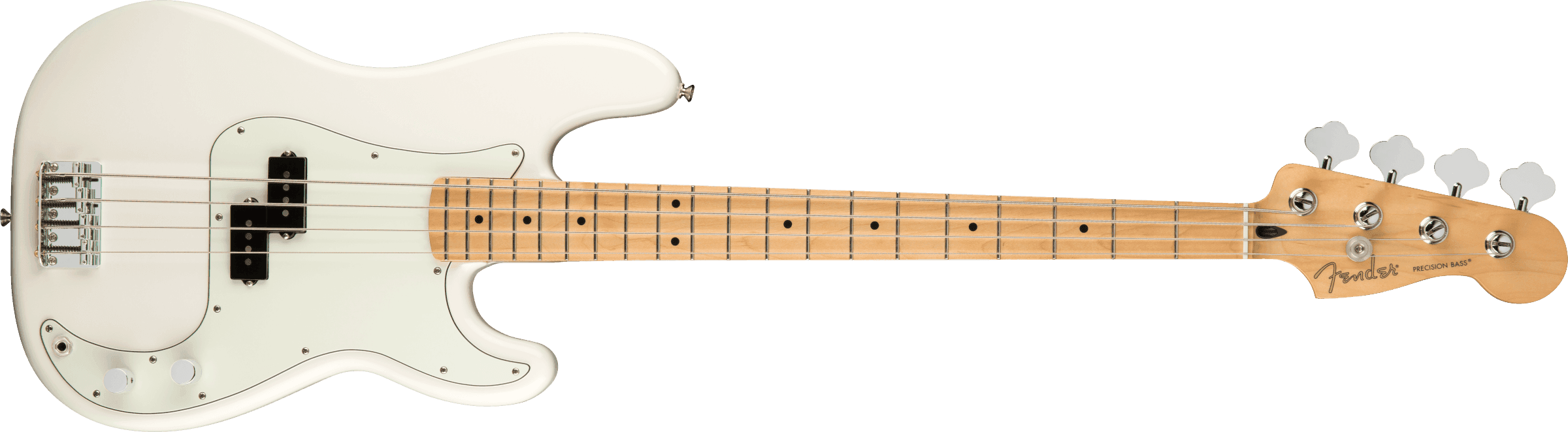 Bajo Electrico Fender Player Precision Bass®, diapasón de arce, blanco polar 0149802515