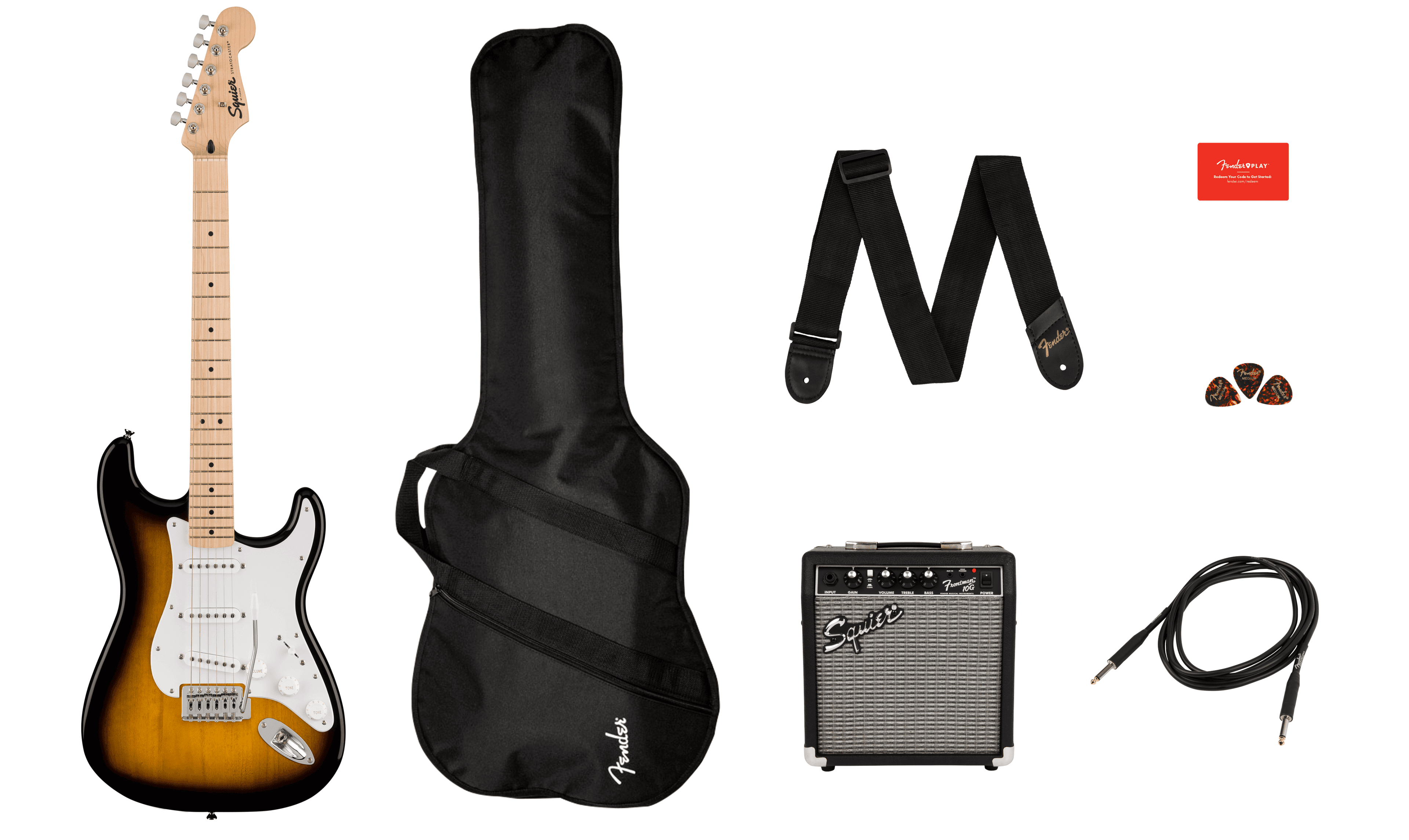 Guitarra Electrica Fender PK Sonic Strat 2TS 0371720003