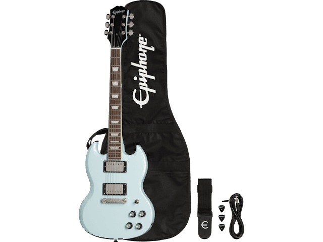 Guitarra Electrica Epiphone SG Es1ppsgfbnh1 Power Player Ice Blue