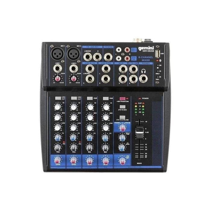 MEZCLADOR GEMINI GEM-08 USB 2