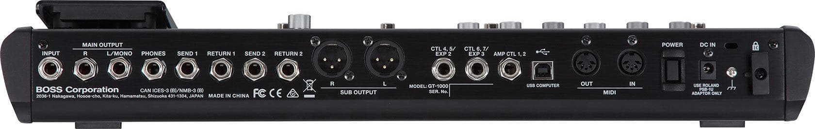 Procesador De Efectos Boss Gt-1000 Guitarra Electrica 3