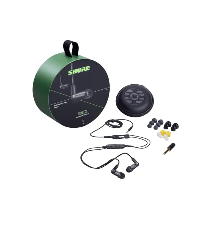 AUDÍFONO AONIC 3 SHURE NEGRO SE31BABKUNI