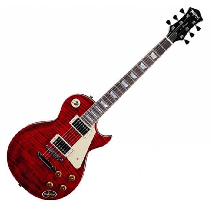 GUITARRA ELECTRICA TAGIMA TLPFLAMED TR E WH