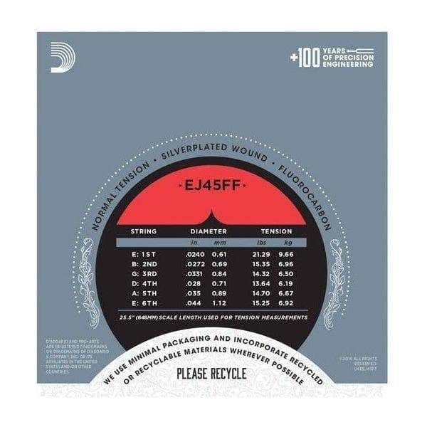 Encordado D Addario Proarte Guit Acust Ej45ff Carb 2