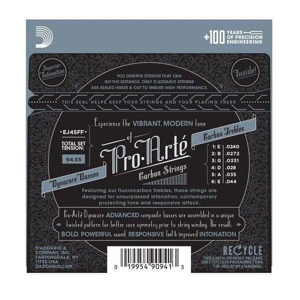 Encordado D Addario Proarte Guit Acust Ej45ff Carb 3