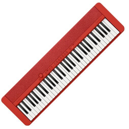 Teclado Casio Casiotone Ct-s1 Rojo Con Adaptador 2
