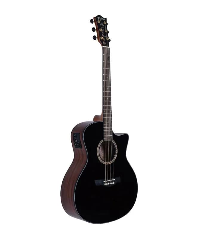 GUITARRA ELECTROACUSTICA CALIFORNIA EQ BK D/BK COLOR NEGRO 1