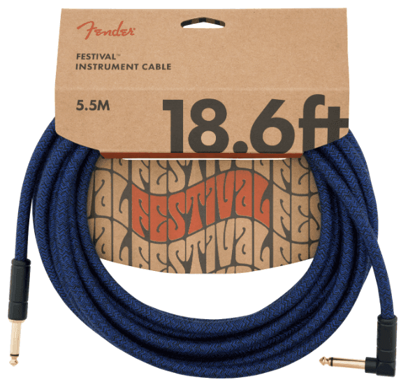 Cable Fender Festival 18.6Ft 5.5M Azul 0990918073