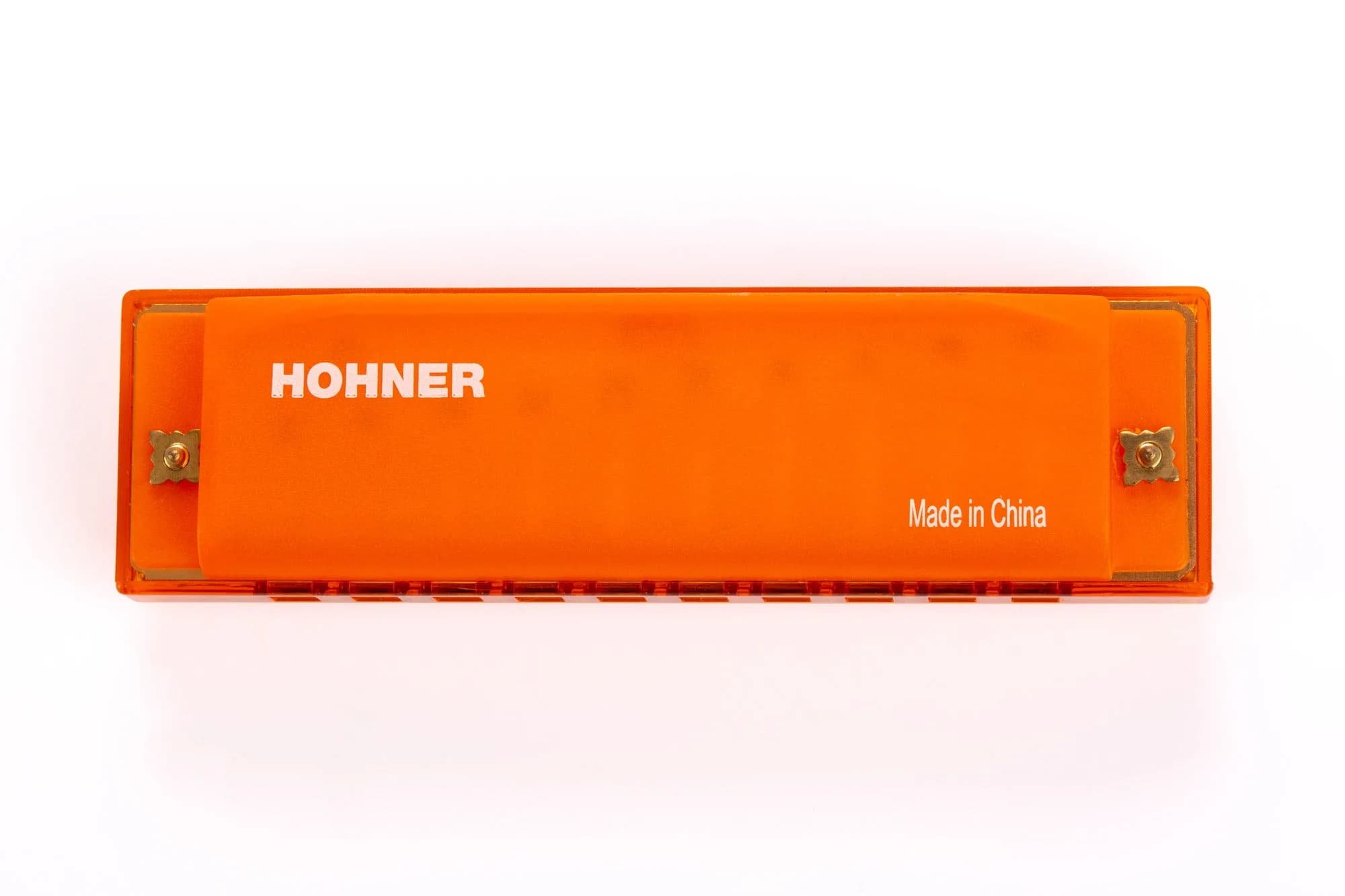 ARMONICA HOHNER TRASLUCENT HARP ORANGE EN C 3
