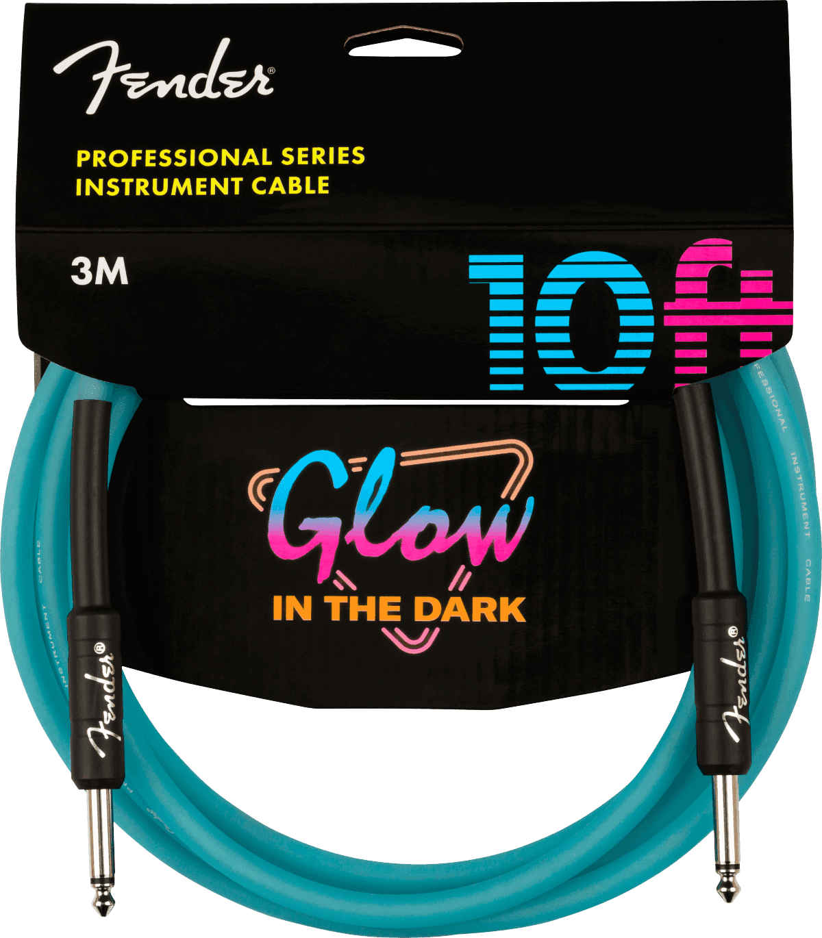 Cable Fender Pro 10´ Glow In Dark 0990810108