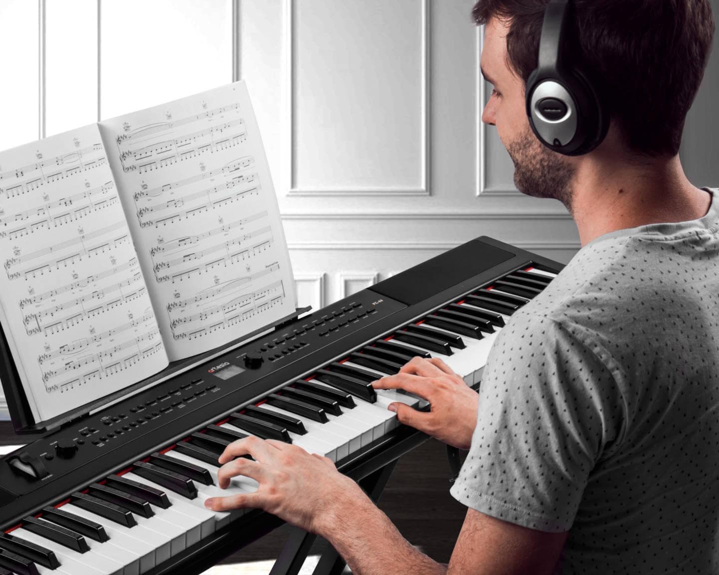 Piano Digital Artesia Pe-88 Negro 3