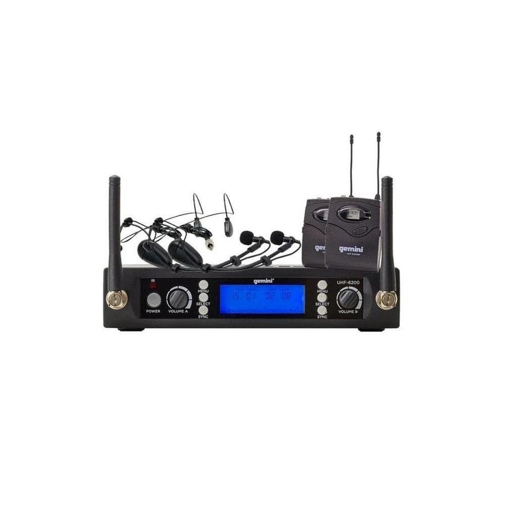 Microfono Gemini Uhf-6200Hl-R2 Inalambrico