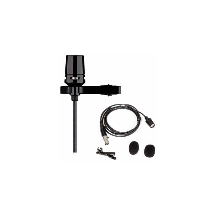 MICRÓFONO SHURE CVL-B/C-TQG SOLAPA
