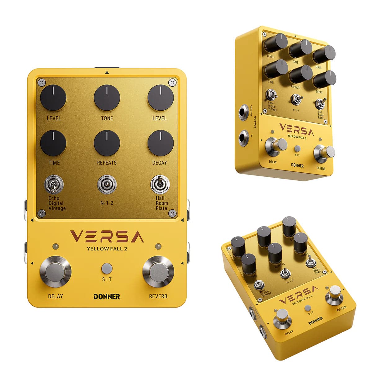 Pedal Donner Ec6926 Yellow Fall Ii Reverb Y Delay 2