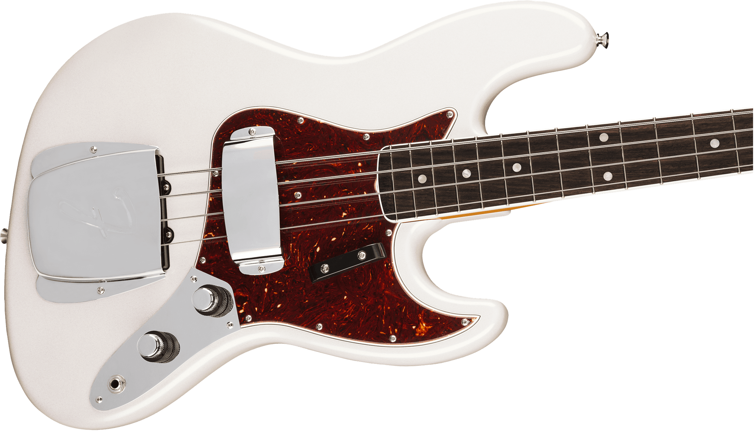 Bajo Electrico Fender 60th Anniversary Jazz Bass®, diapasón de palisandro, perla ártica 0170269881 3