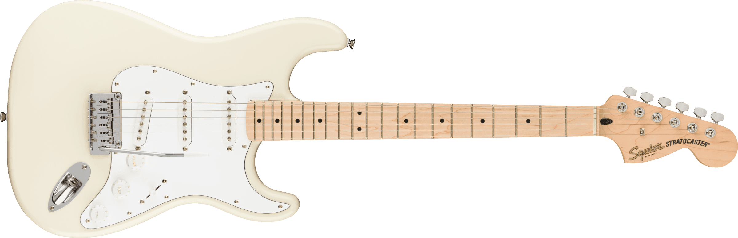 Guitarra Electrica Squier Fender Affinity Stratocaster Blanco Olímpico 378002505