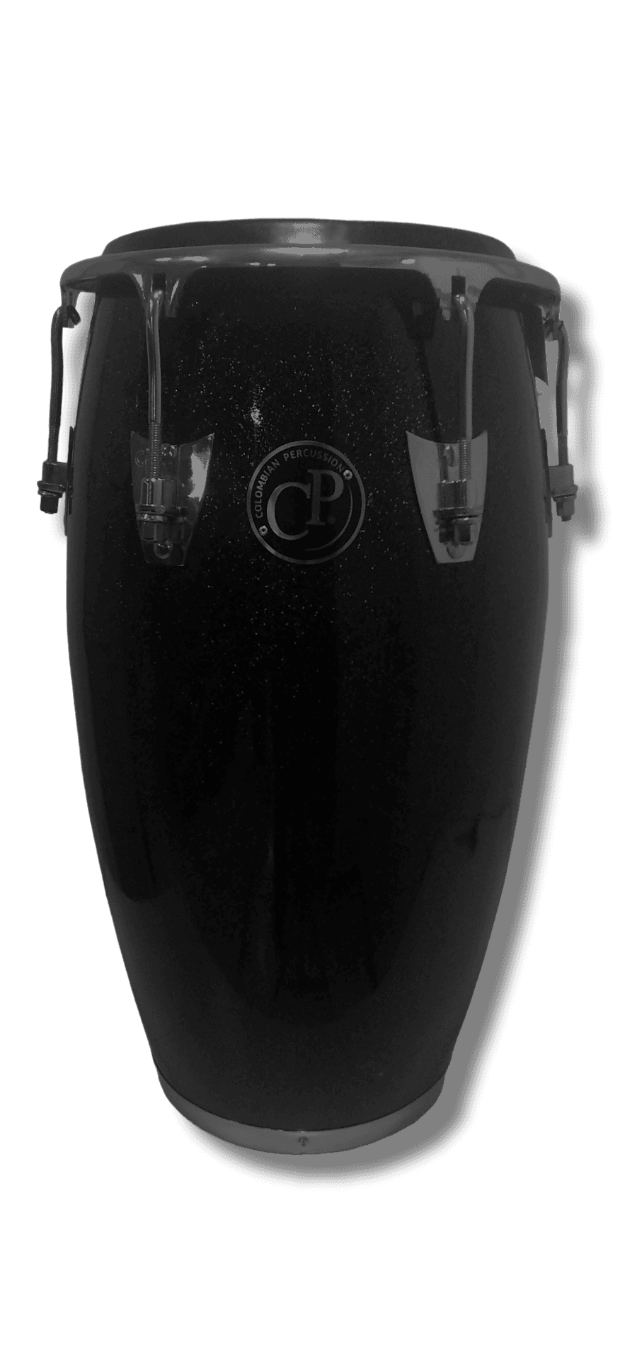 CONGA CP 12" 1/2 BLACK EN FIBRA VIDRIO TUMBA CON ARO CONFORT