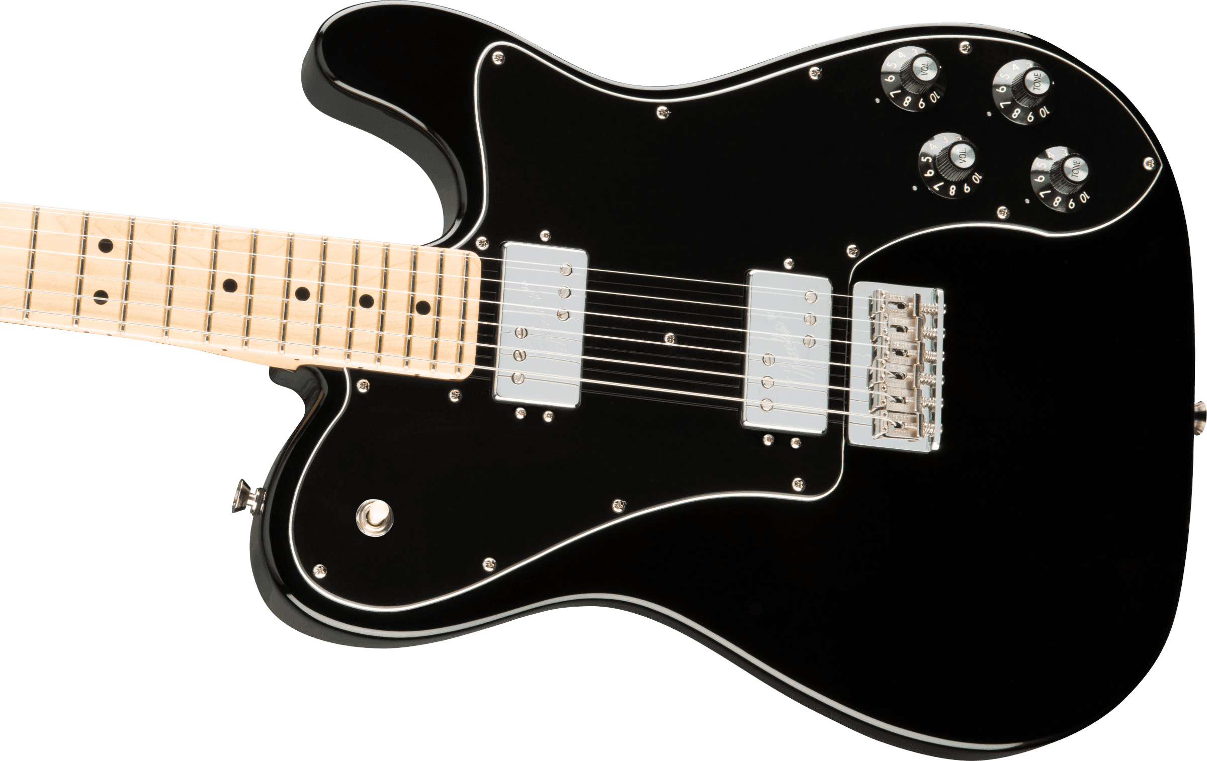 Guitarra Electrica Fender American Pro Telecaster® Deluxe ShawBucker™, diapasón de arce, negro 0113082706 3