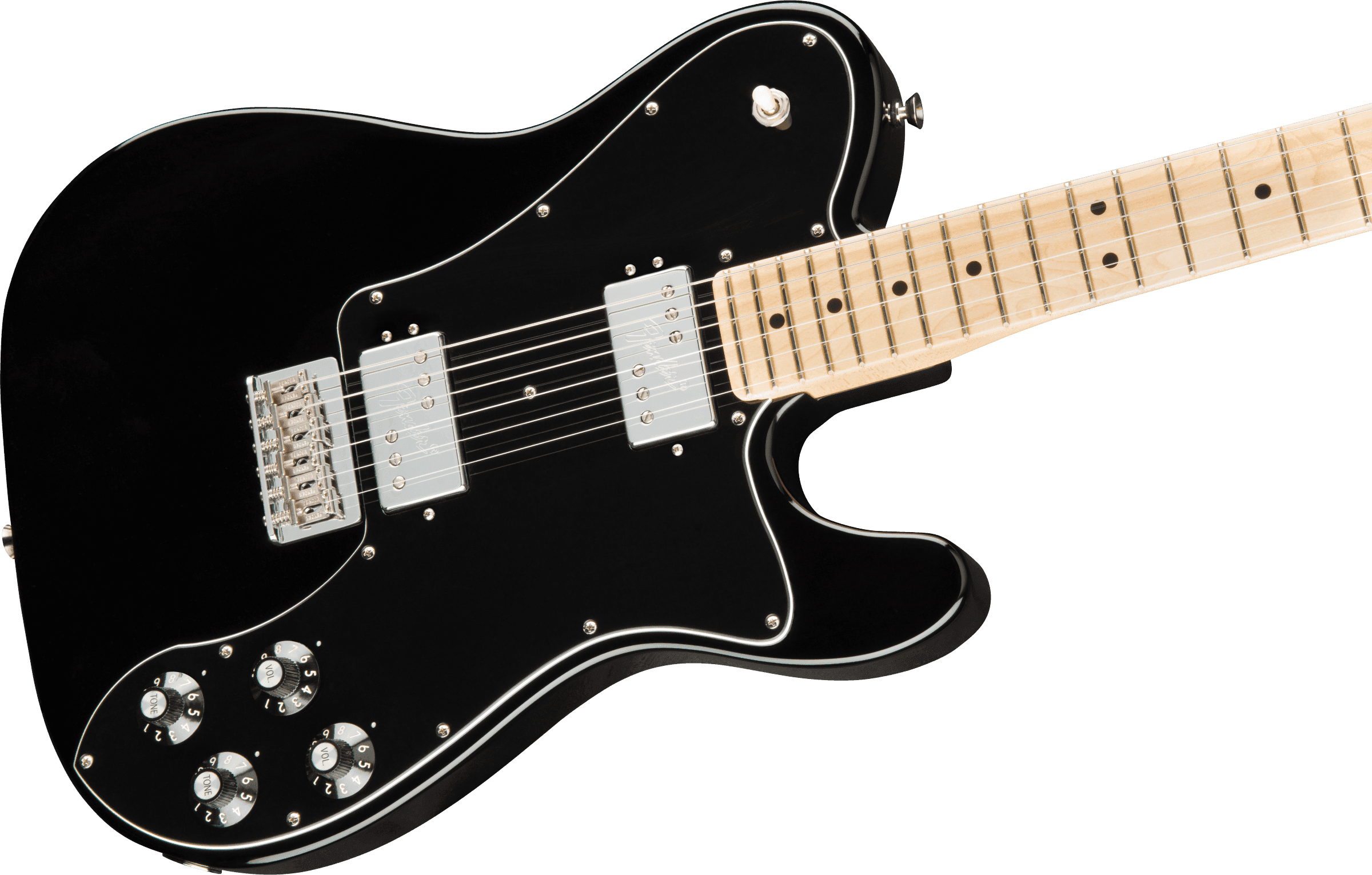 Guitarra Electrica Fender American Pro Telecaster® Deluxe ShawBucker™, diapasón de arce, negro 0113082706 4