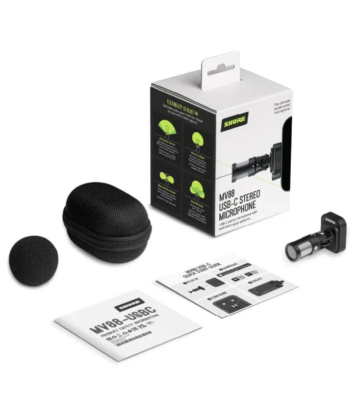 Shure MV88 USB-C MICRÓFONO ESTÉREO 6