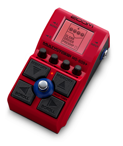 Pedal Zoom Ms-60b+ Multi Stomp Bajo