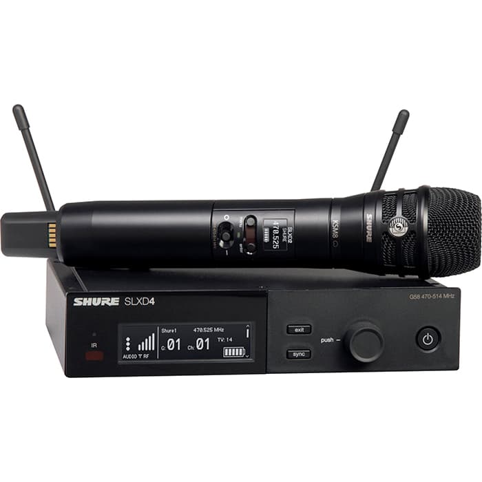MIC INALAMBRICO SHURE SLXD24/K8B-H55