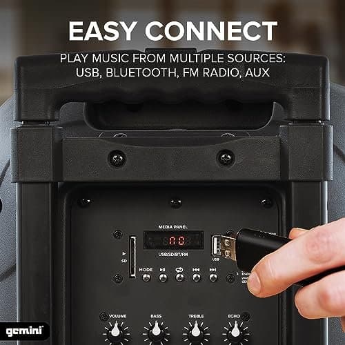 Cabina Gemini As-12 Togo Activa 12" Bluetooth 2
