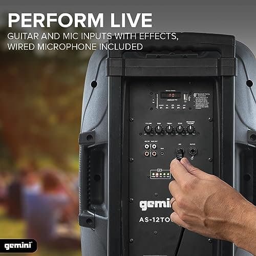 Cabina Gemini As-12 Togo Activa 12" Bluetooth 3