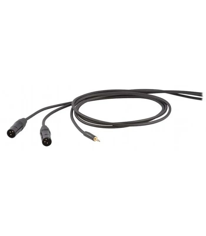 EXTENSION DHS595LU3 CONECTOR ESTEREO 3.5 - 2 XLR MACHO 1