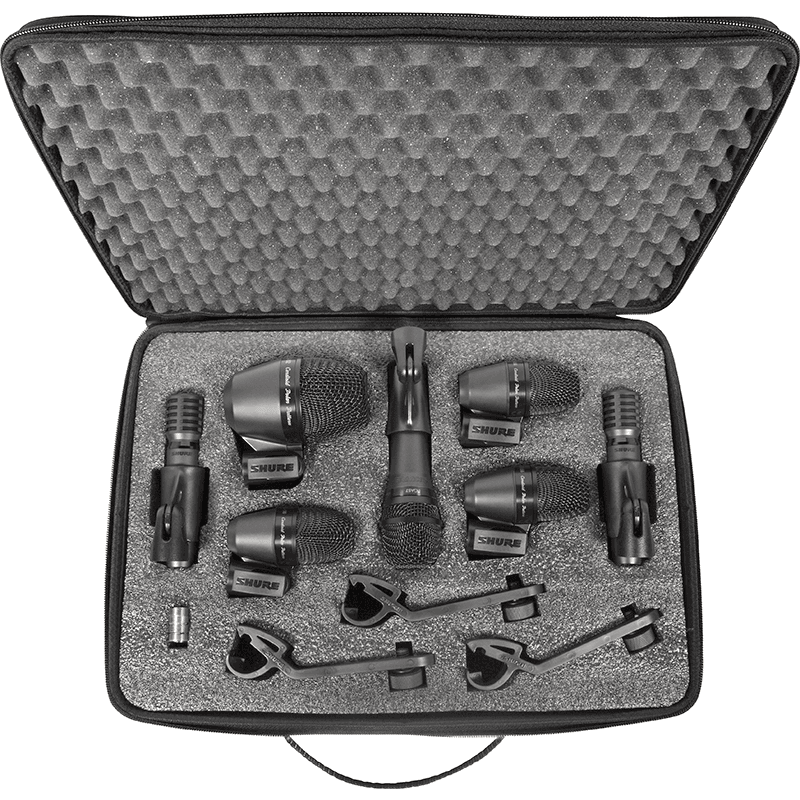 KIT MICRÓFONOS BATERÍA SHURE PGADRUMKIT7 2