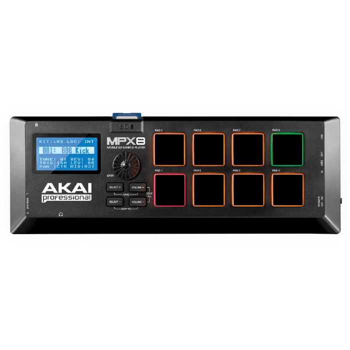 SAMPLE PAD CONTROLADOR AKAI MPX8