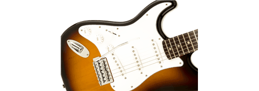Guitarra Electrica Fender Squier Affinity Series™ Stratocaster®, Left-Handed, Laurel Fingerboard, Brown Sunburst 0370620532 Zurda 3
