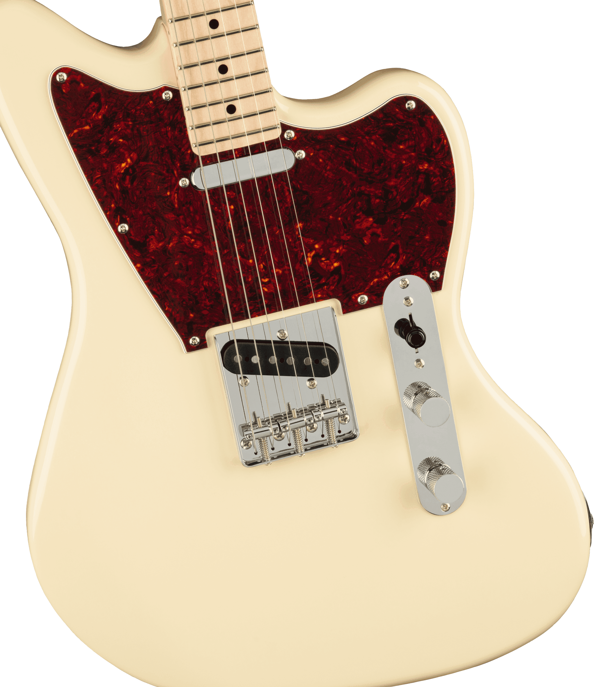 Guitarra Electrica Fender Paranormal Offset Telecaster®, Maple Fingerboard, Tortoiseshell Pickguard, Olympic White0377005505 4