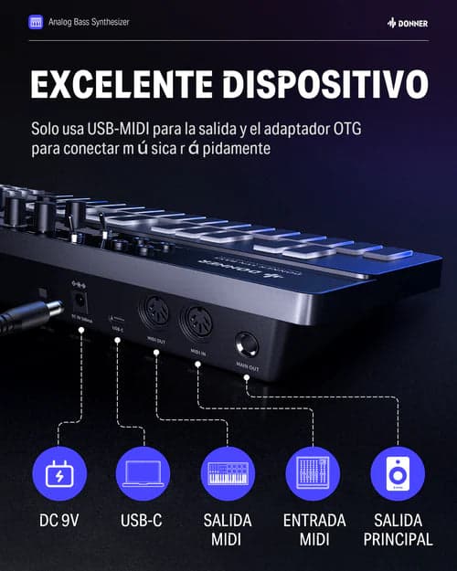 Sintetizador Donner Ec3350 Essential B1 3