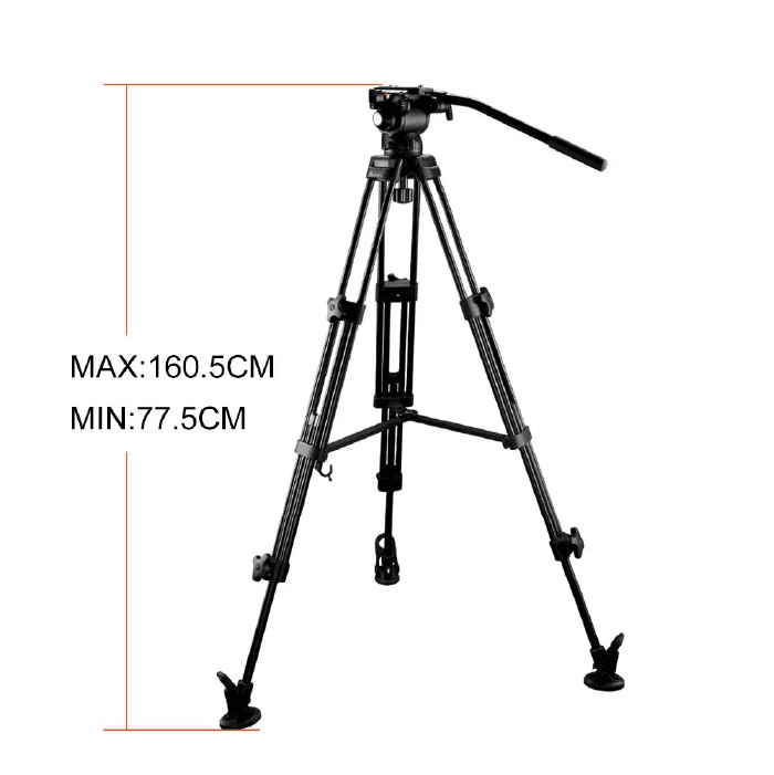 KIT TRIPODE EG03 AA 5KG E-IMAGE ALUMINIO 3