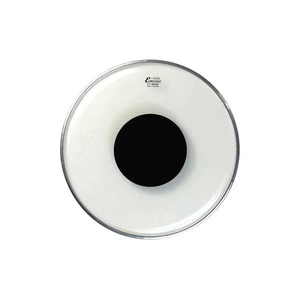 Parche Remo Encore De 15 Punto Negro Transparente En-0315-ct