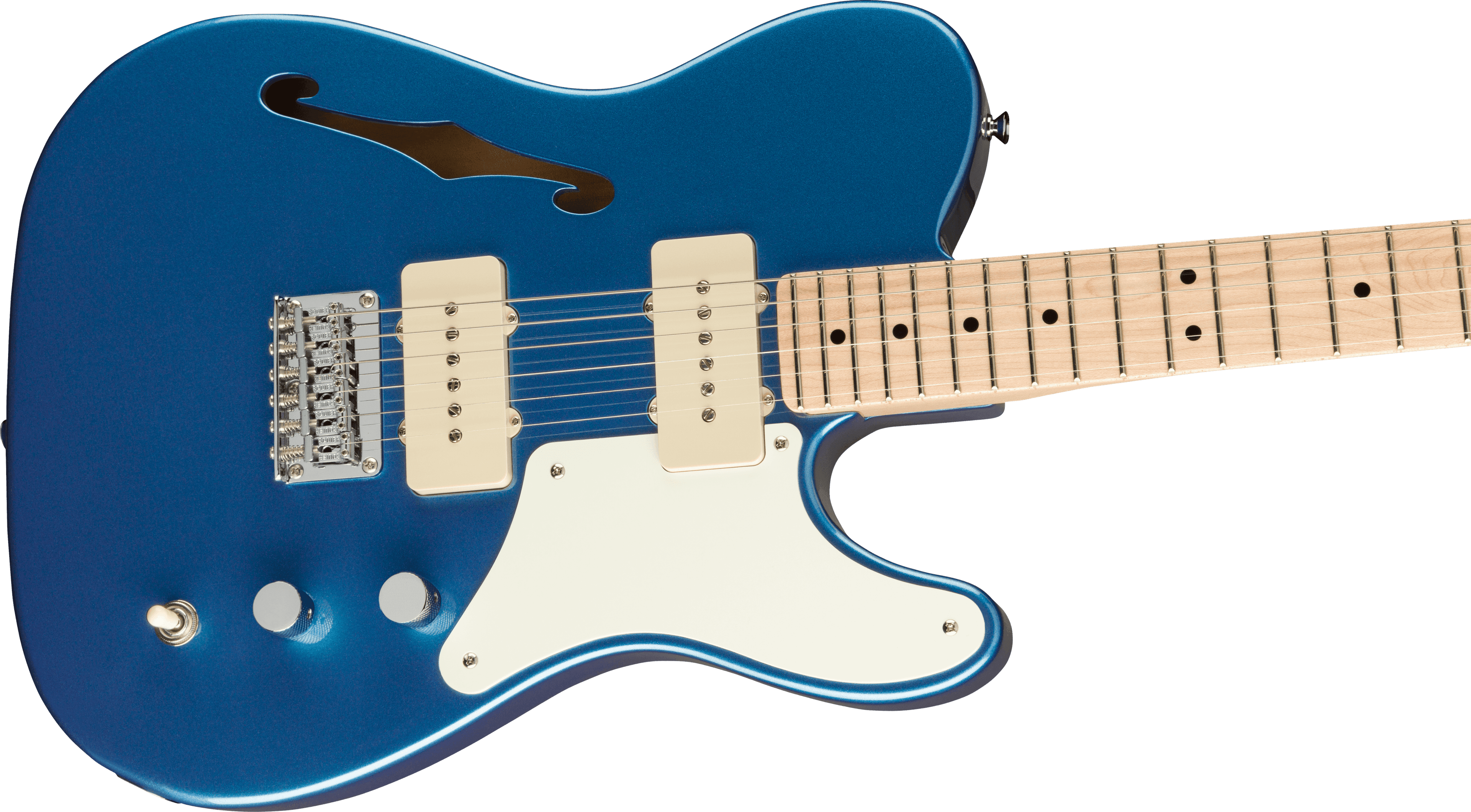 Guitarra Electrica Fender Paranormal Cabronita Telecaster Thinline, Maple Fingerboard, Parchment Pickguard, Lake Placid Blue 0377020502 3