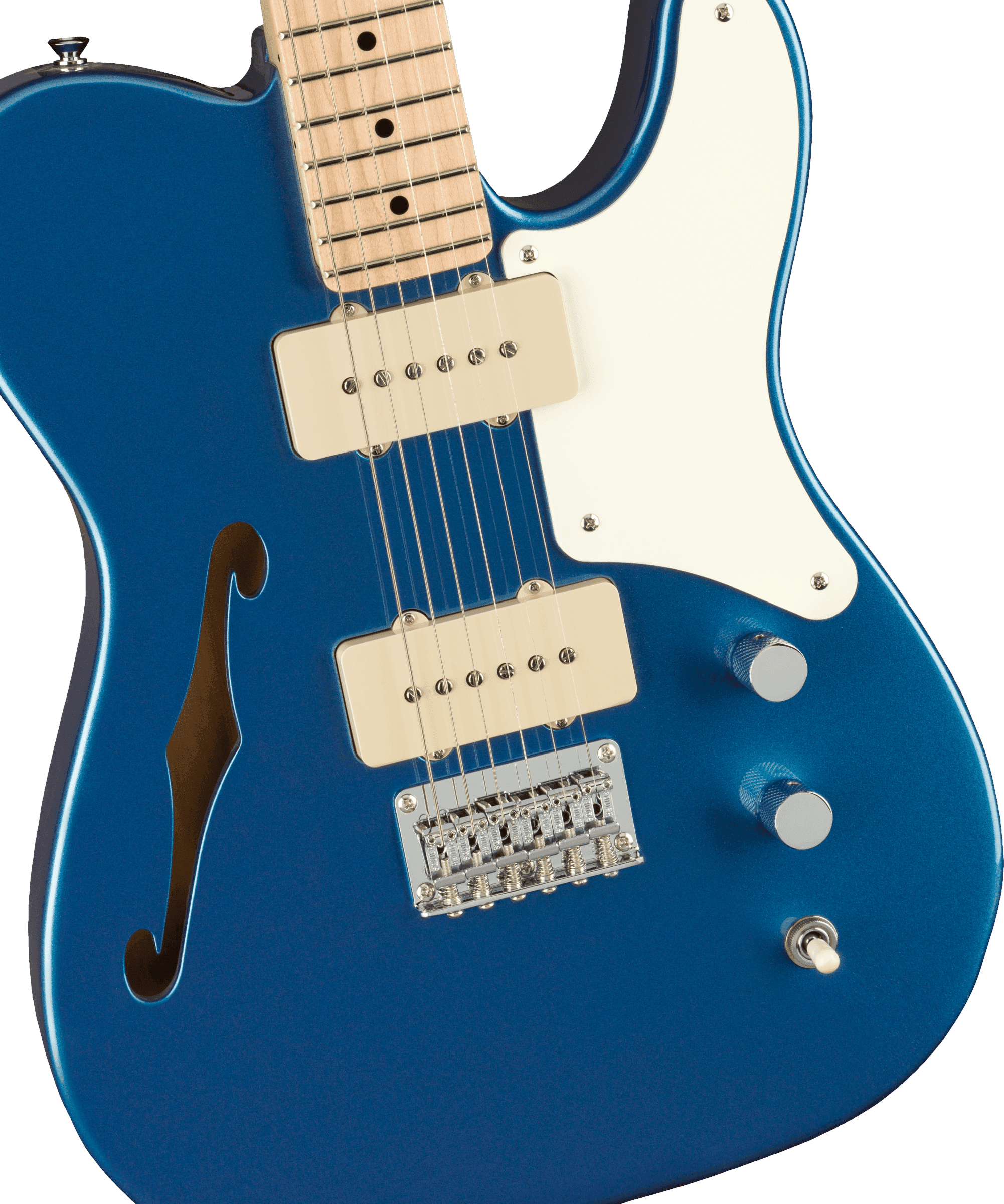 Guitarra Electrica Fender Paranormal Cabronita Telecaster Thinline, Maple Fingerboard, Parchment Pickguard, Lake Placid Blue 0377020502 4