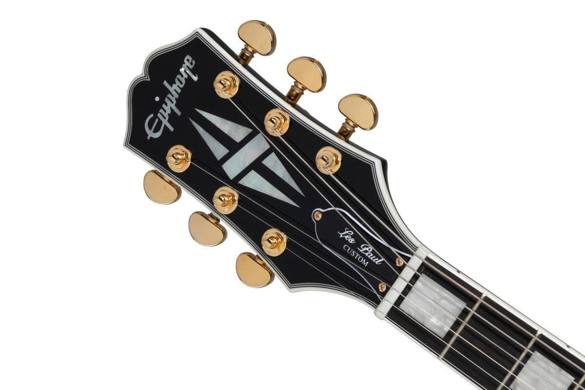 Guitarra Electrica Epiphone EILCLEBGH1 Les Paul Custom Zurda 4