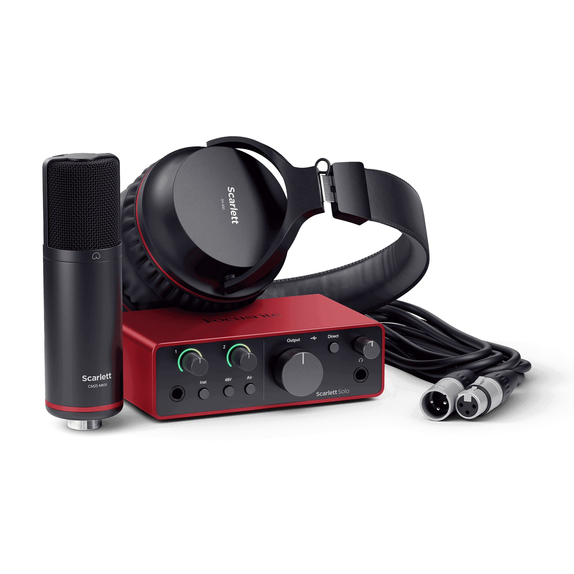 Combo De Grabacion Focusrite Scarlett Solo Studio 4TH GEN
