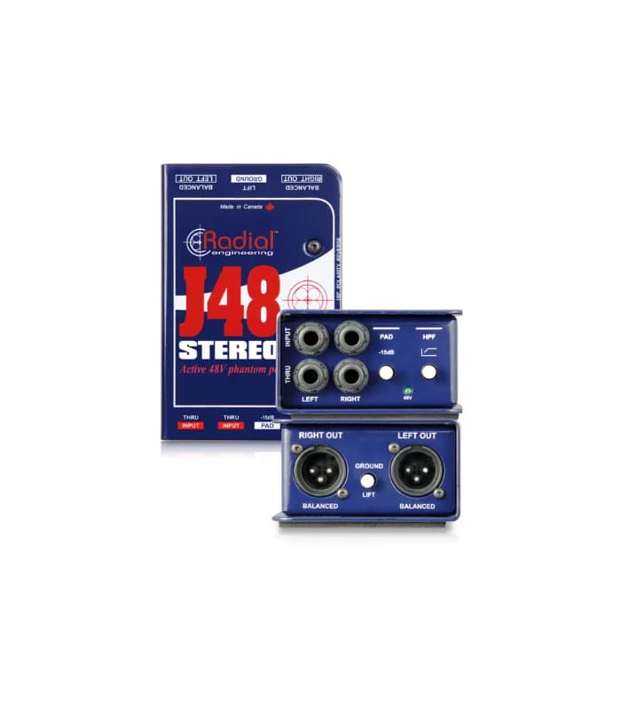 CAJA DIRECTA RADIAL J48 STEREO ACTIVA 1