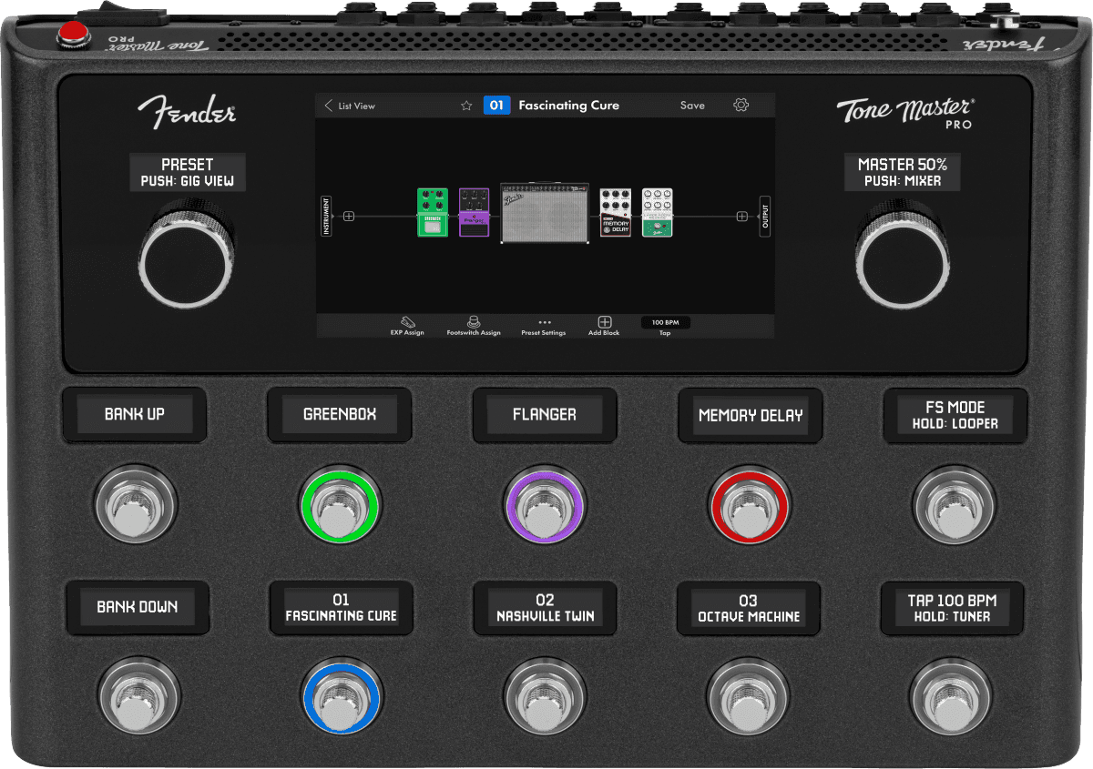 Procesador de efectos Fender Tone Master Pro 2274900000